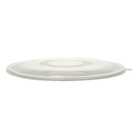 FINELINE SETTINGS Clear 48 oz. Serving Bowl Flat PET Lid 5048-FL